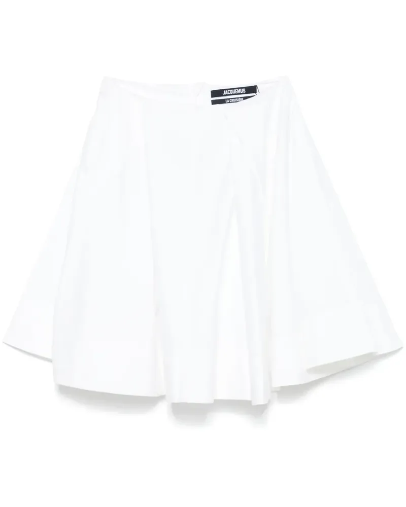 Jacquemus La Jupe Salon Midirock - Weiß Weiß