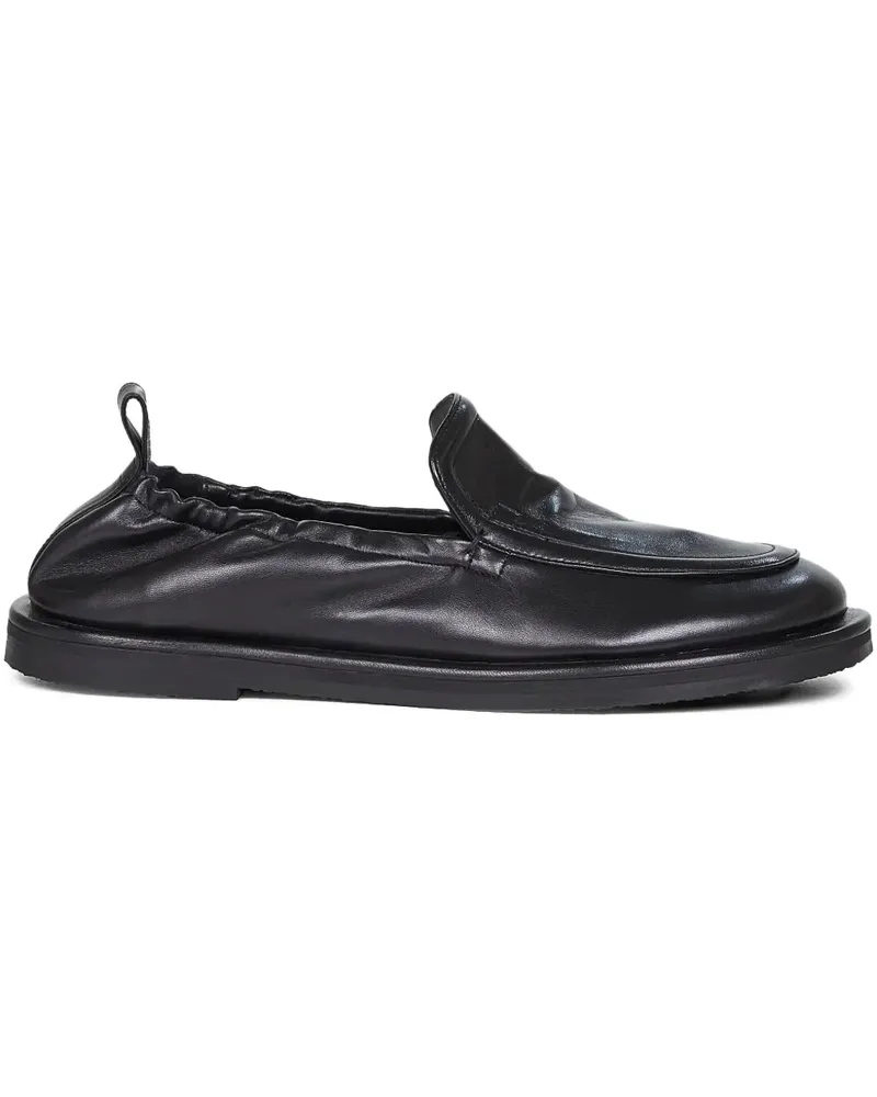 Studio Nicholson Donovan elasticated leather loafers - Schwarz Schwarz