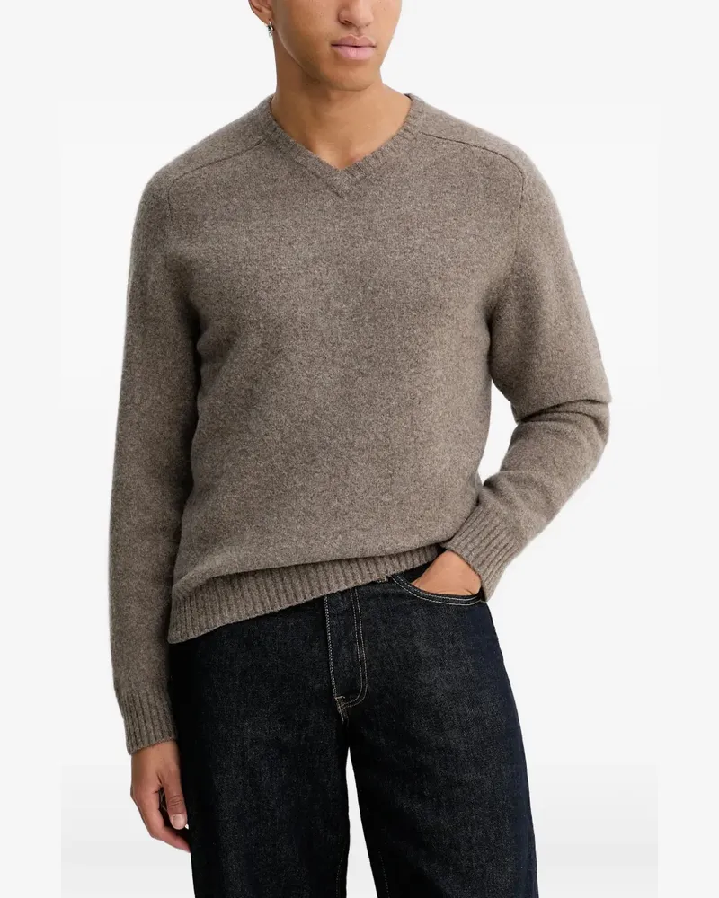 Filippa K V-neck sweater - Braun Braun