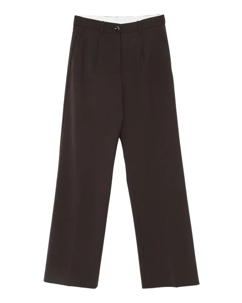 nine:inthe:morning Blenda Hose mit geradem Bein - Braun Braun