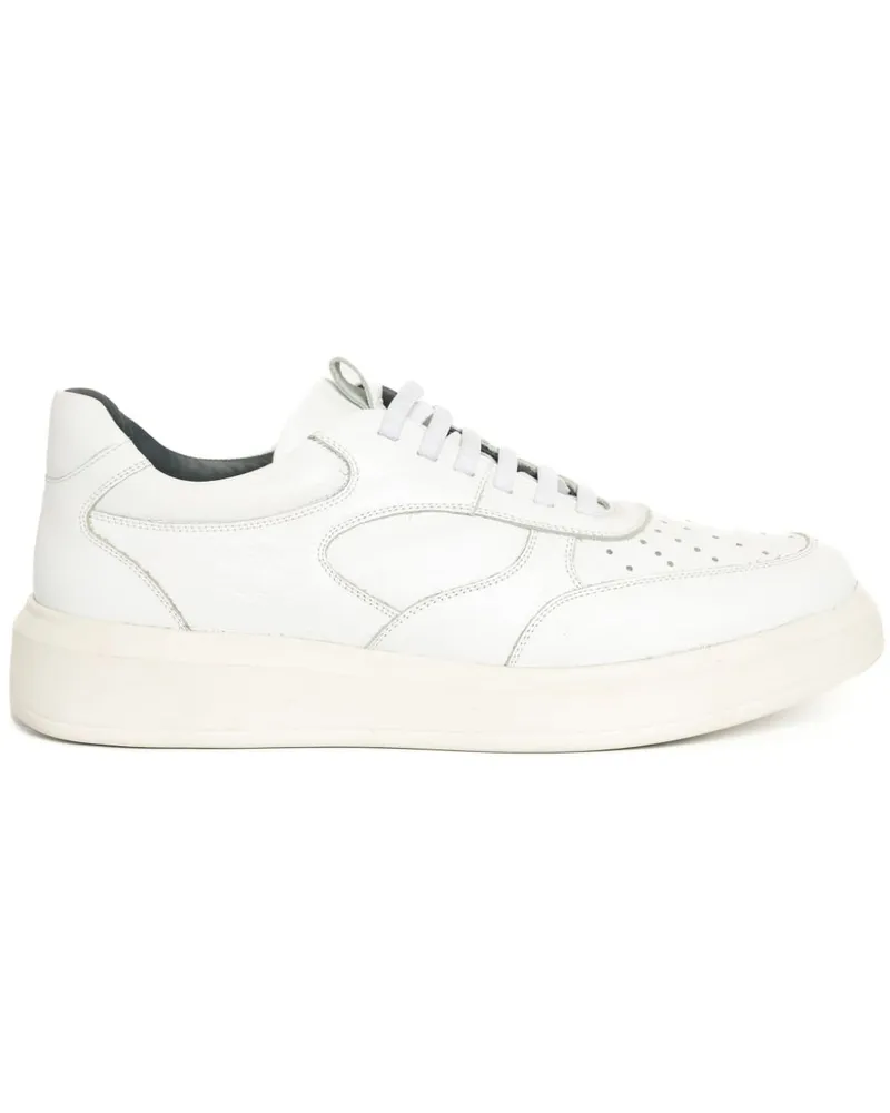 Amir Slama Sneakers mit perforiertem Detail - Weiß Weiß