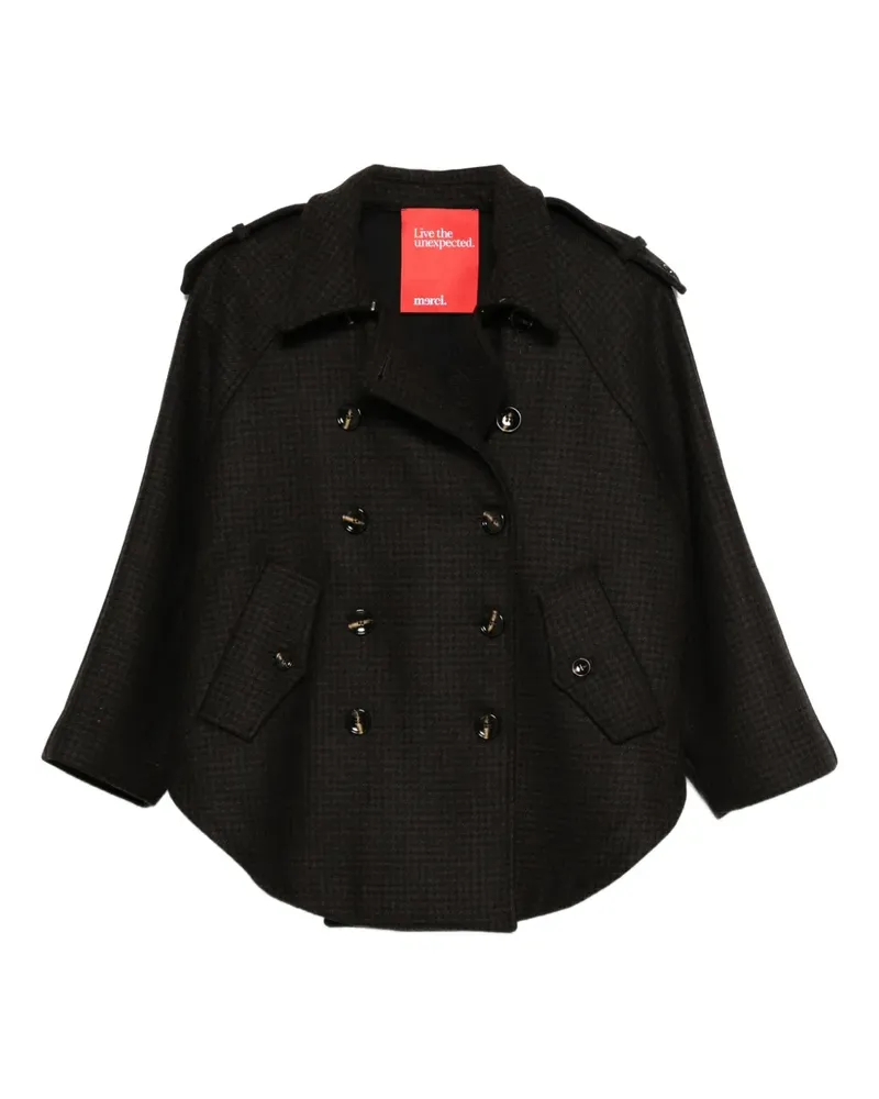 ..,merci double-breasted jacket - Braun Braun