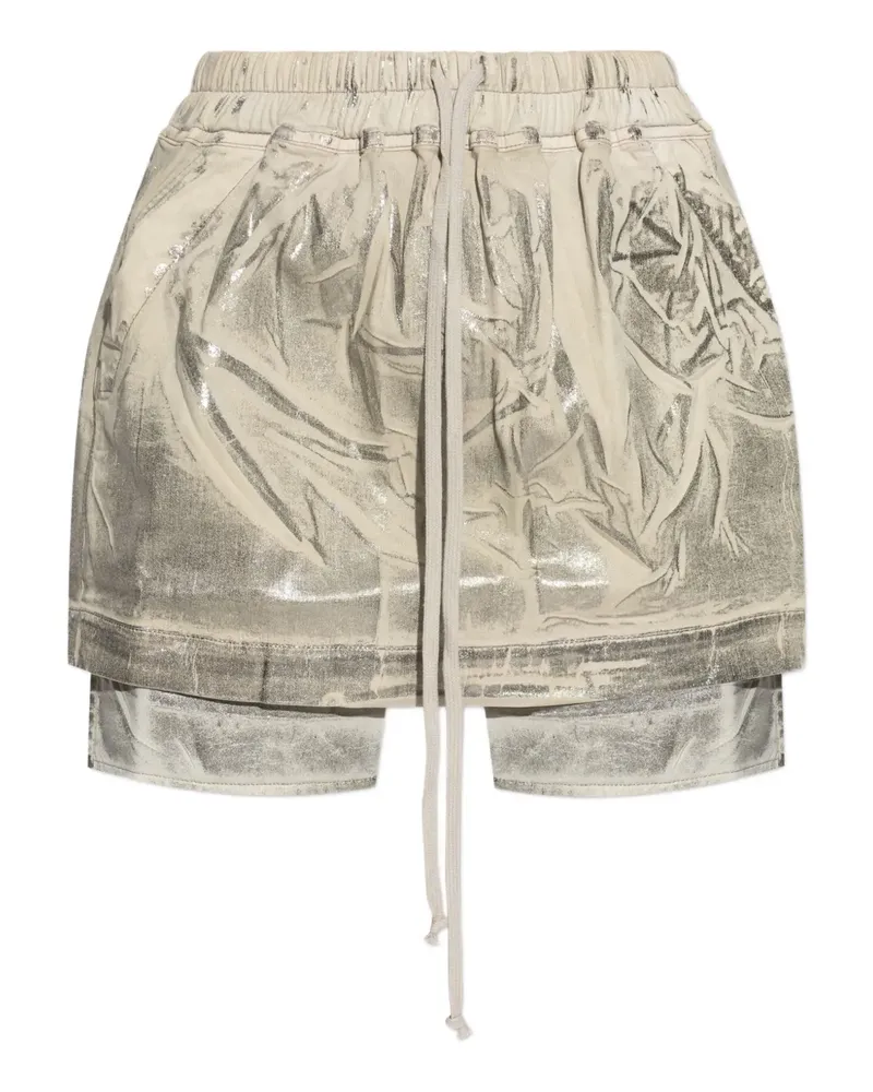 DRKSHDW by Rick Owens Rock im Layering-Look - Nude Nude