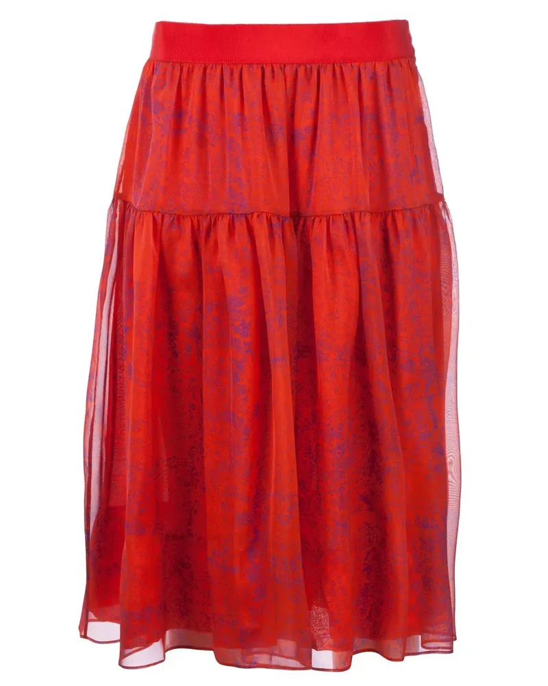 Giambattista Valli double-layer skirt - Rot Rot