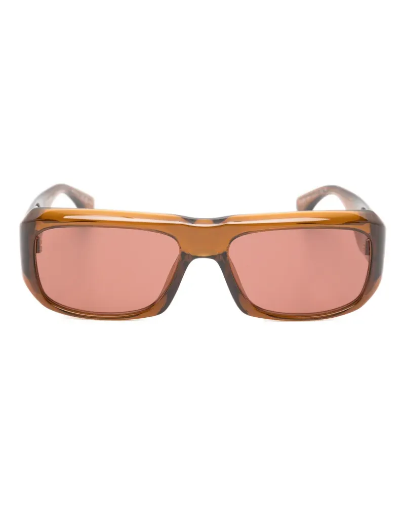Saint Laurent SL 869 Sonnenbrille mit eckigem Gestell - Braun Braun