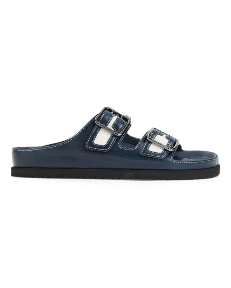 Birkenstock Arizona Sandalen aus Canvas - Blau Blau