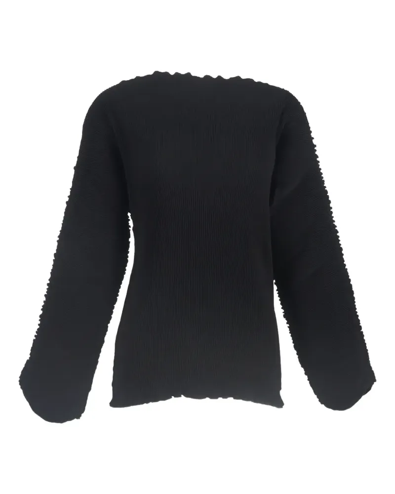 Totême Azores pleated sweater - Schwarz Schwarz