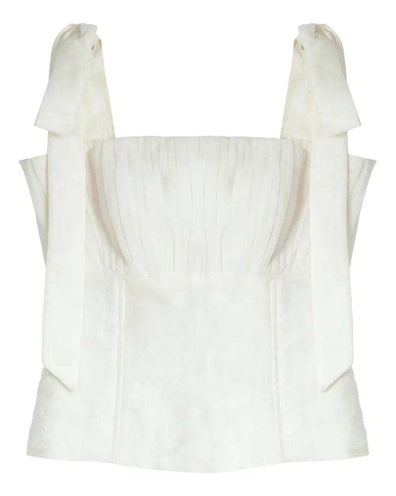ISOLDA Âncora tie-strap top - Weiß Weiß