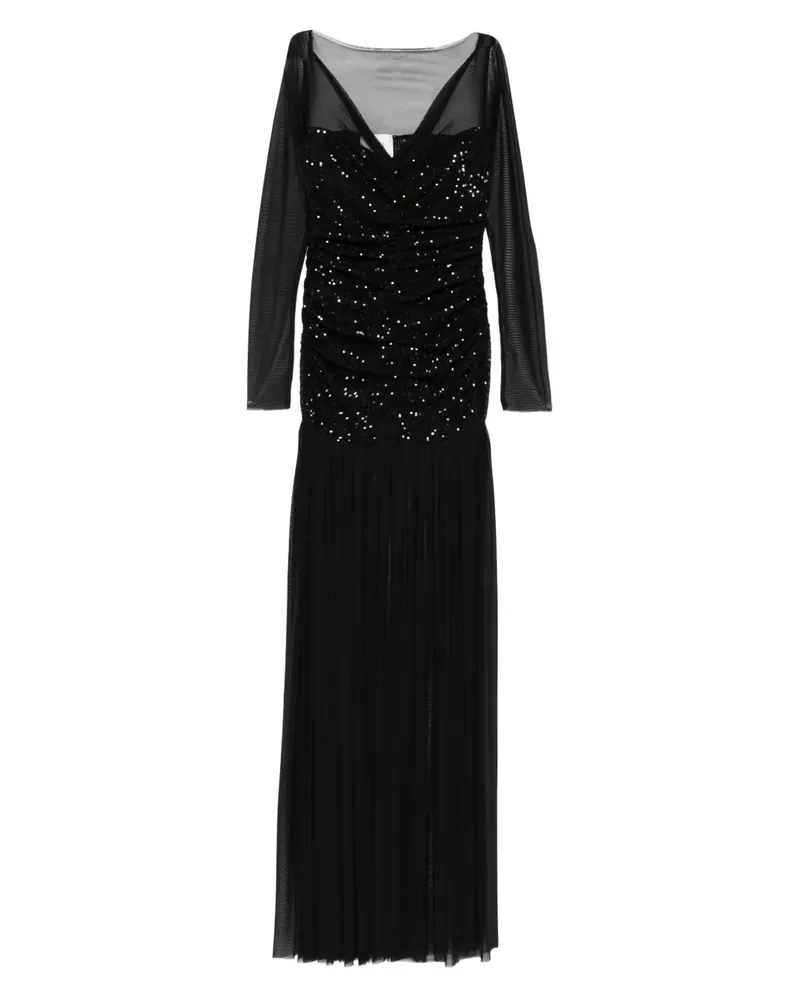 ATU Body Couture Maxikleid mit Pailletten - Schwarz Schwarz