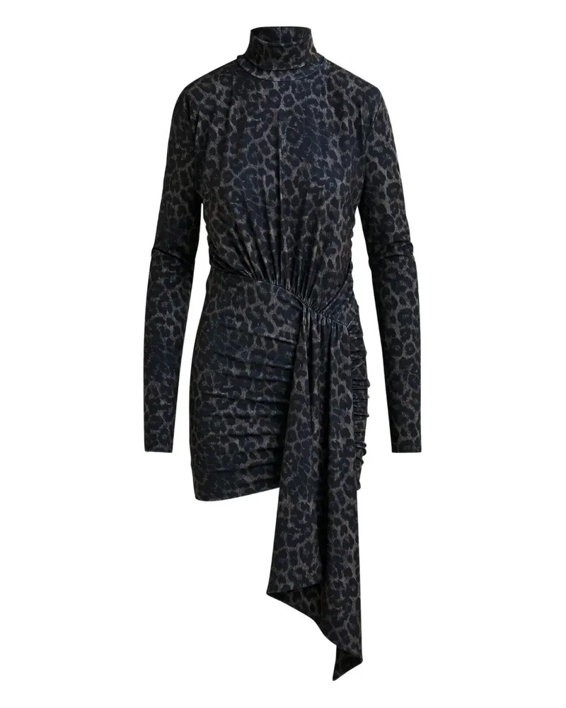 Essentiel Imortel Minikleid mit Rollkragen - Schwarz Schwarz