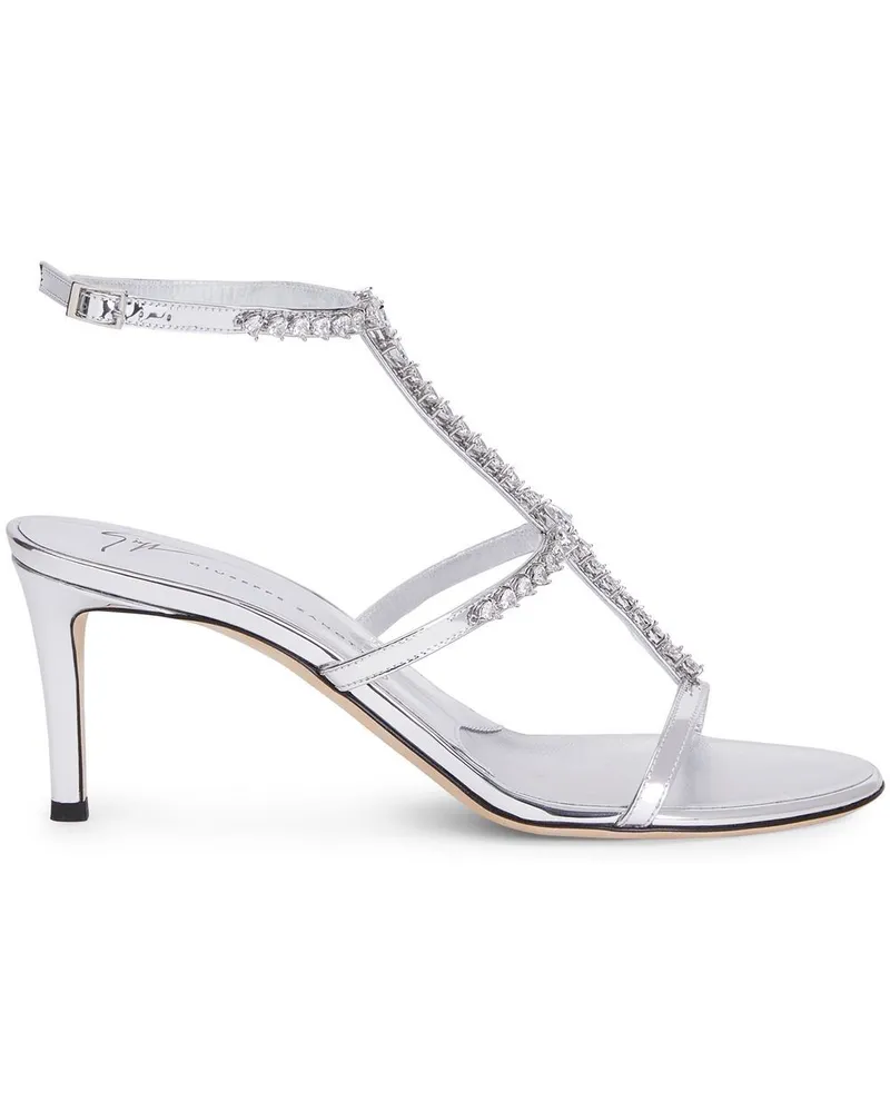 Giuseppe Zanotti Minnah Sandalen 70mm - Silber Silber