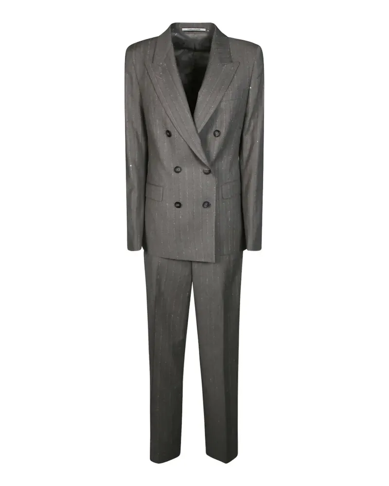 Tagliatore Cutter Jumpsuit mit Pailletten - Grau Grau