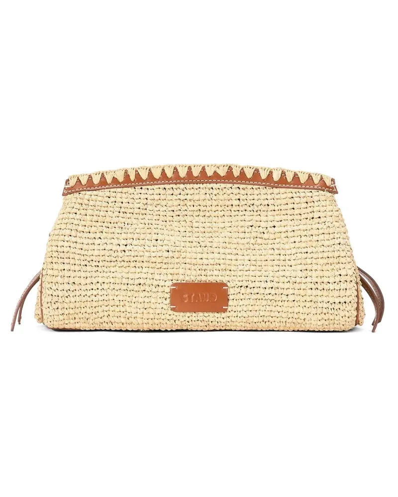 STAUD Maude convertible clutch bag - Nude Nude