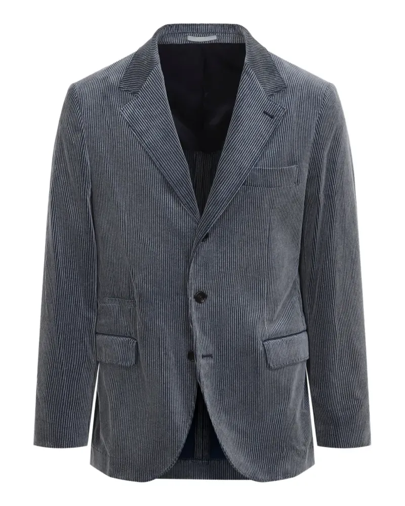 Brunello Cucinelli Klassische Cordjacke - Blau Blau