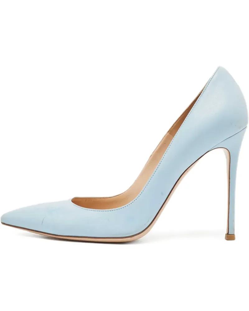Gianvito Rossi Pre-owned Gianvito Pumps mit spitzer Kappe 120mm - Blau Blau