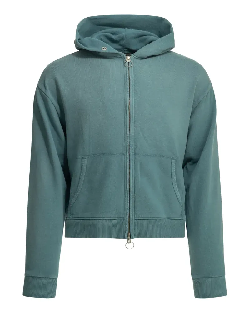 KAPITAL zip-up cotton hoodie - Blau Blau
