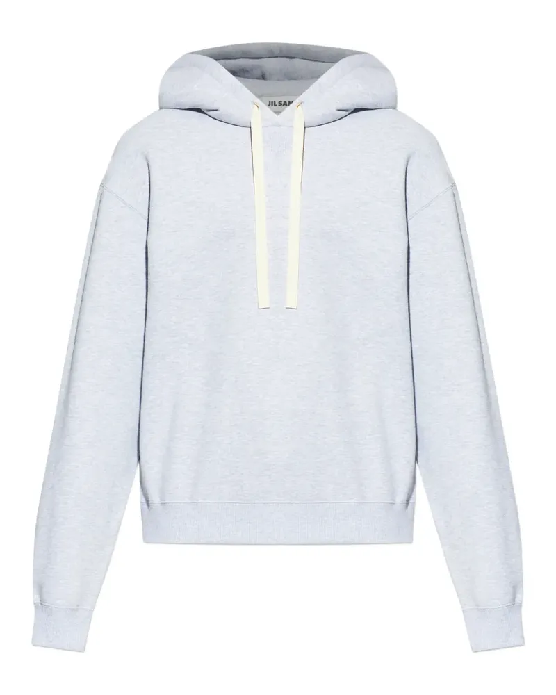 Jil Sander Langärmeliger Hoodie - Grau Grau