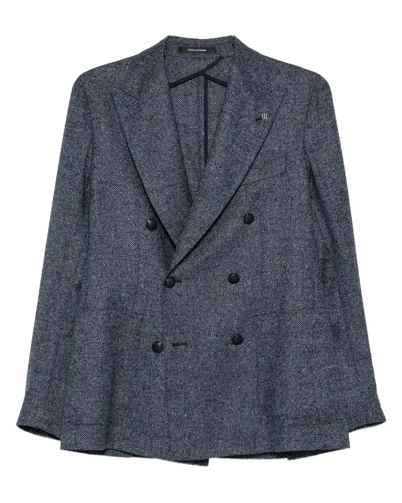 Tagliatore Doppelreihiges Sakko - Blau Blau