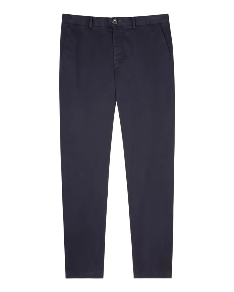 Paul Smith Gerade Hose mit Zebrastickerei - Blau Blau