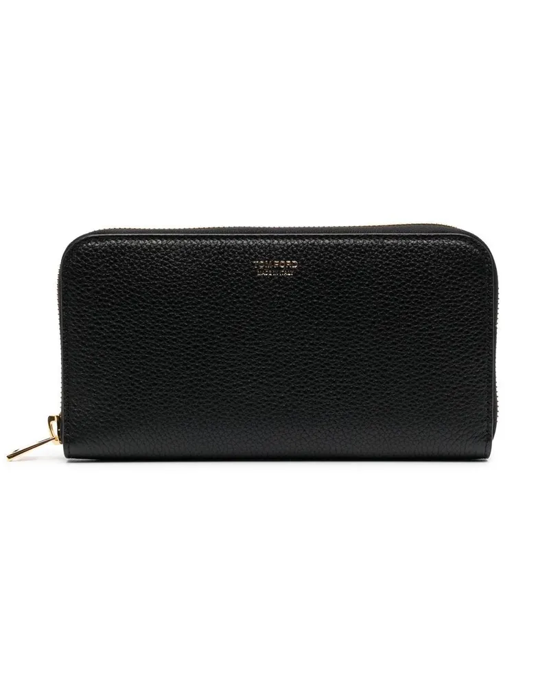 Tom Ford Portemonnaie mit Logo-Print - Schwarz Schwarz