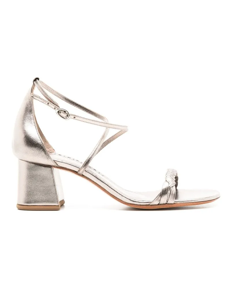 Sarah Chofakian Sandalen im Metallic-Look Metallic