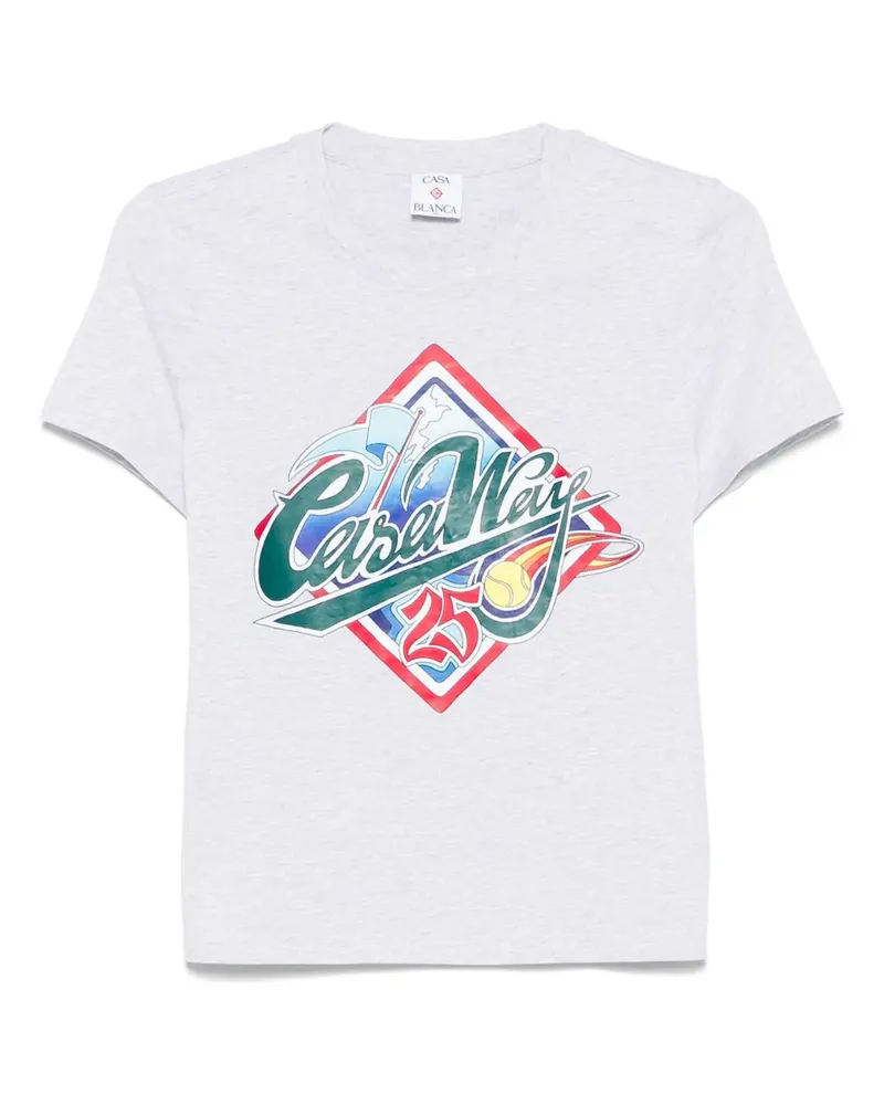 Casablanca Paris Casa Way World Series T-Shirt - Grau Grau