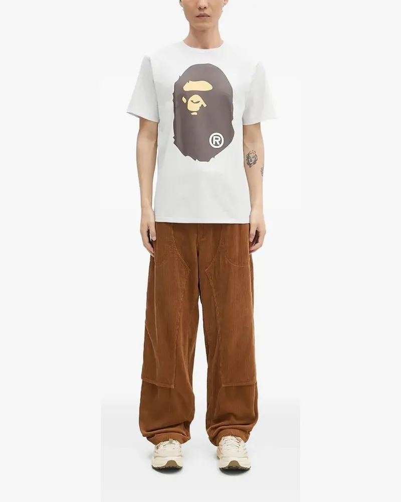 BAPE Ape Head T-Shirt - Grau Grau