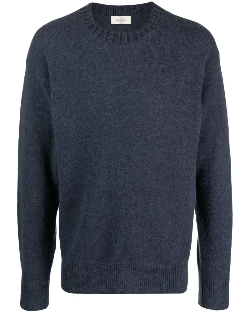 Altea Strickpullover mit Rundhalsausschnitt - Blau Blau