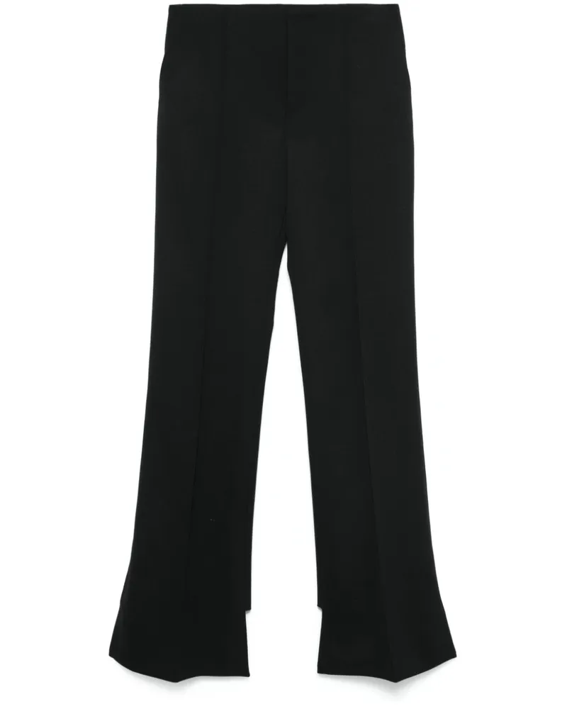 Chloé Asymmetrische Hose - Schwarz Schwarz