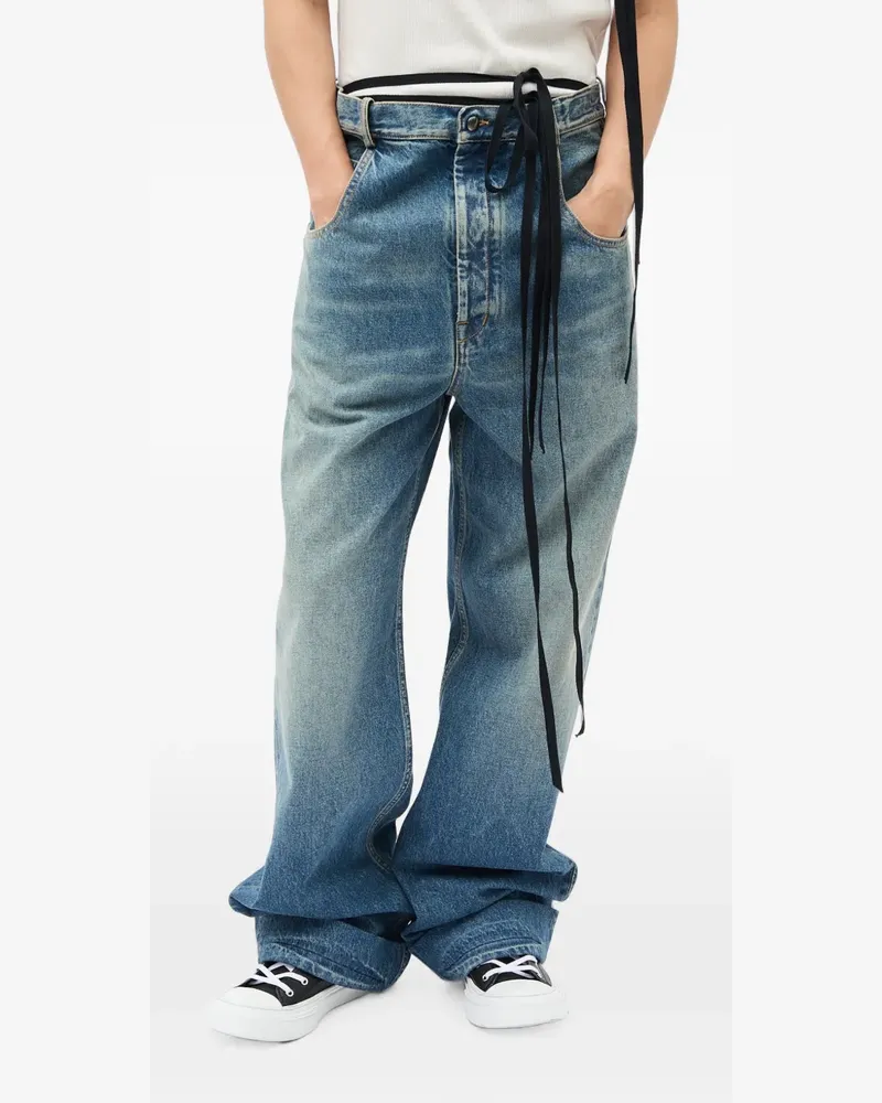 Ann Demeulemeester Jeans mit Stone-Wash-Effekt - Blau Blau