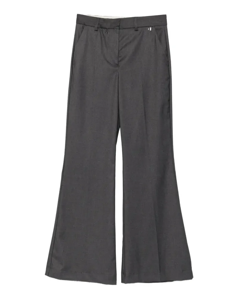 Dixie Weite Hose mit Bügelfalten - Grau Grau