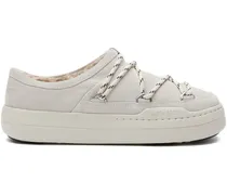 Park Slip-On-Shearling mit Schnürung - Grau