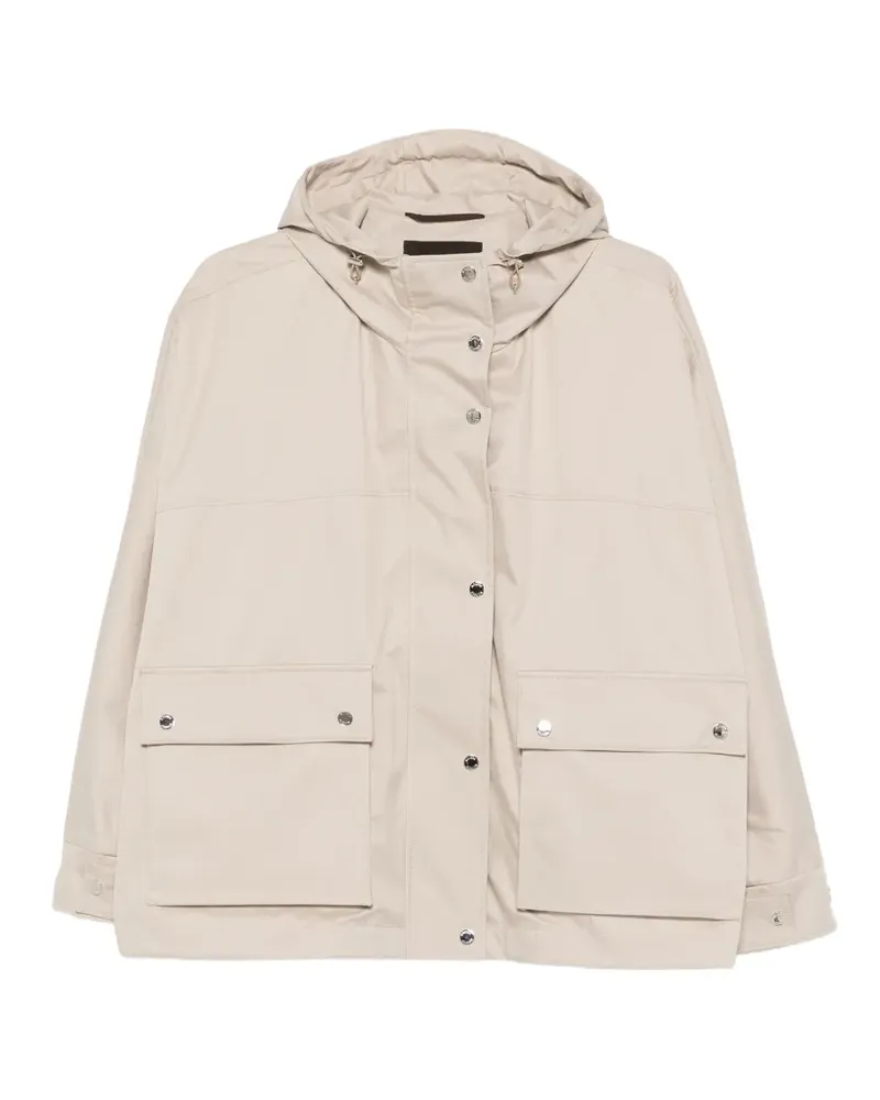 MOORER Maryana Kapuzenjacke mit Taschen - Nude Nude