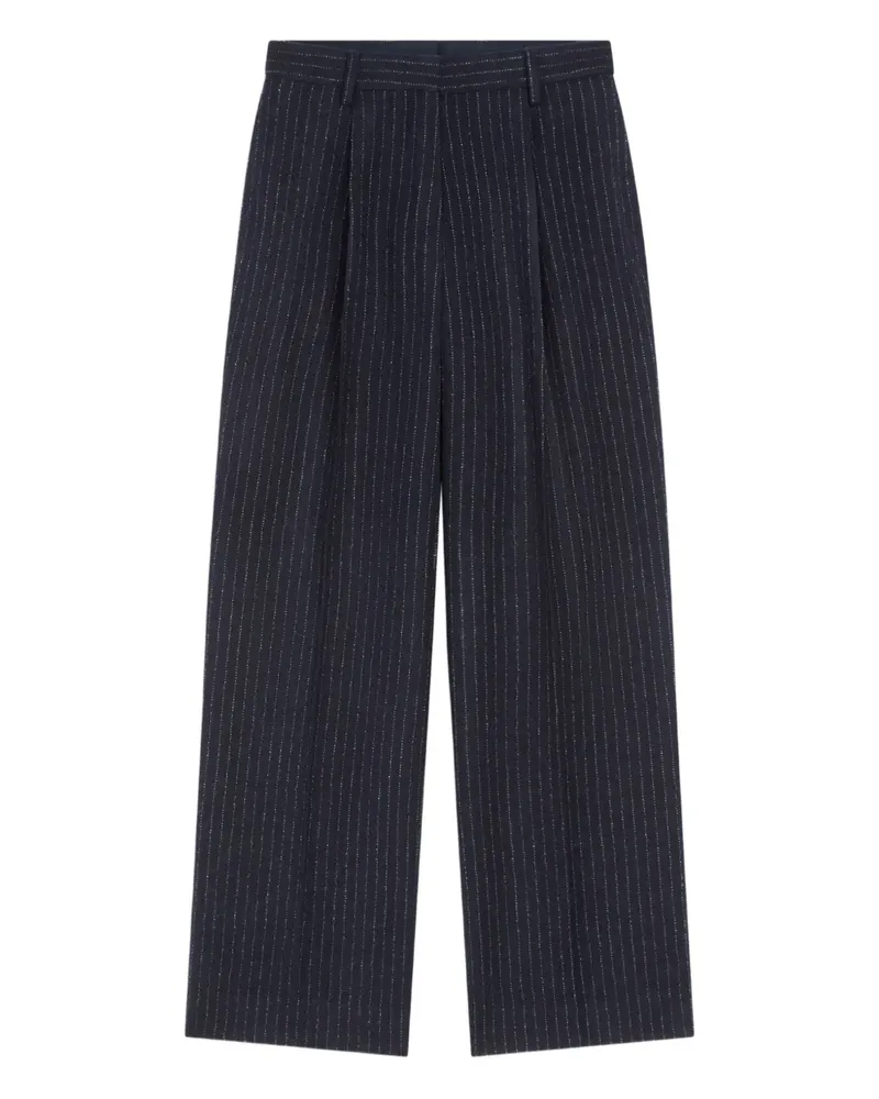 Dries van Noten Hose mit Nadelstreifen - Blau Blau