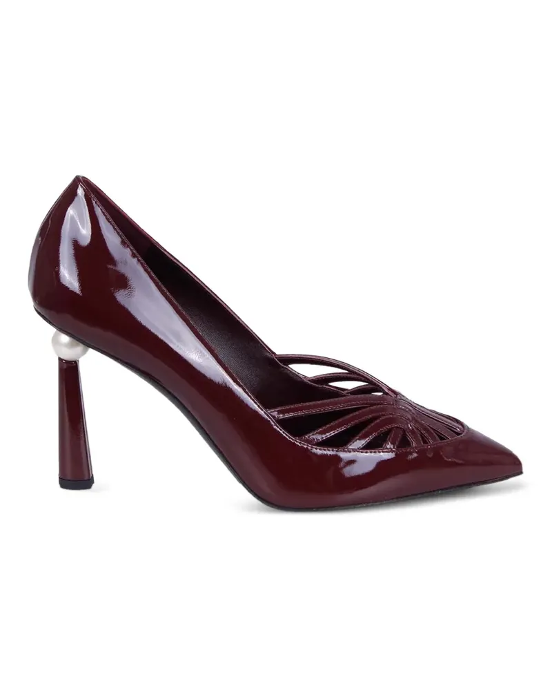 Alevì Gaia Pumps mit Cut-Out - Rot Rot