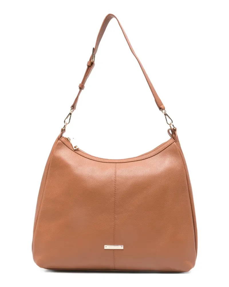 Cromia Serena Schultertasche aus gekörntem Leder - Braun Braun