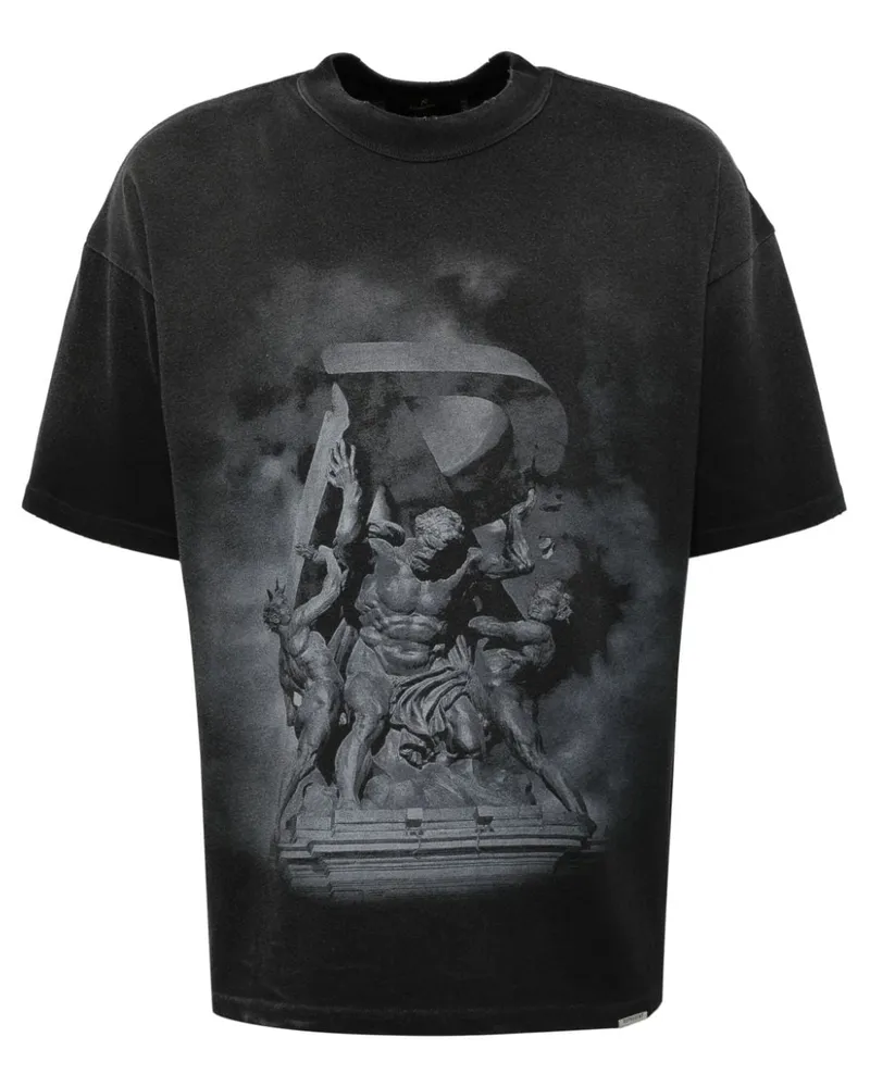 REPRESENT Atlas T-Shirt - Schwarz Schwarz