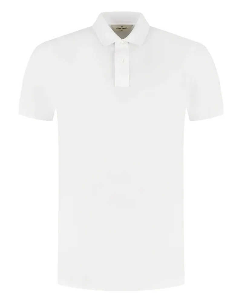 Gran Sasso Poloshirt mit kurzen Ärmeln - Weiß Weiß