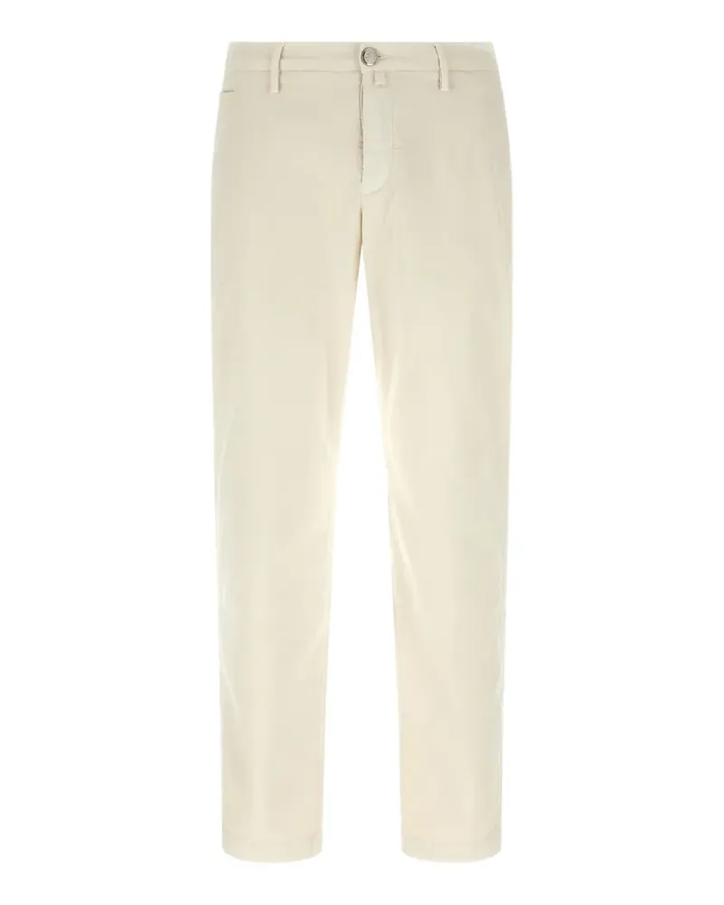 Jacob Cohën logo patch trousers - Nude Nude