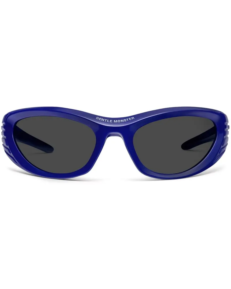 Gentle Monster x Mugler Spiral sunglasses Blau