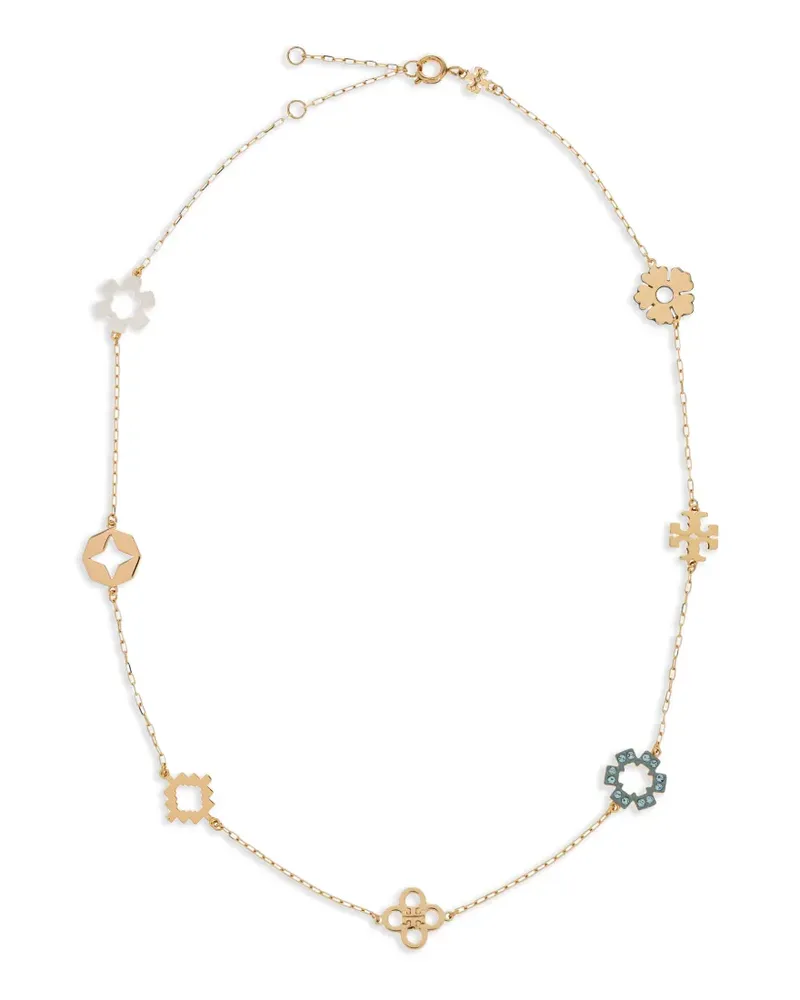 Tory Burch Forget Me Not Pavé necklace - Gold Gold
