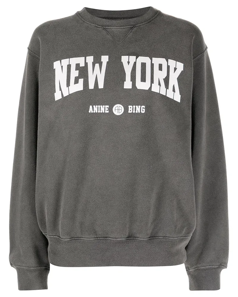 Anine Bing Ramona New York University Sweatshirt - Grau Grau