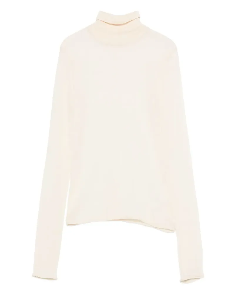 Patrizia Pepe Pullover mit Rollkragen - Nude Nude