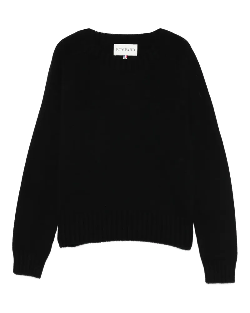 Eric Bompard Kaschmirpullover mit Rundhalsausschnitt - Schwarz Schwarz