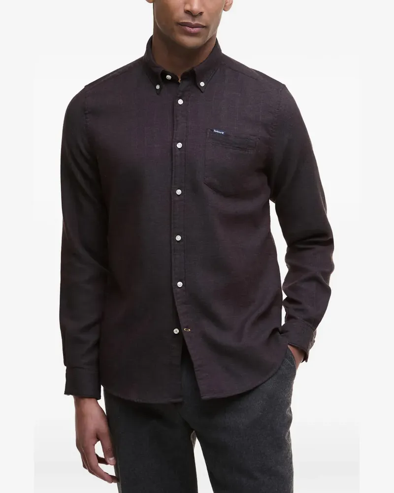 Barbour Hemd mit Knopfverschluss - Braun Braun
