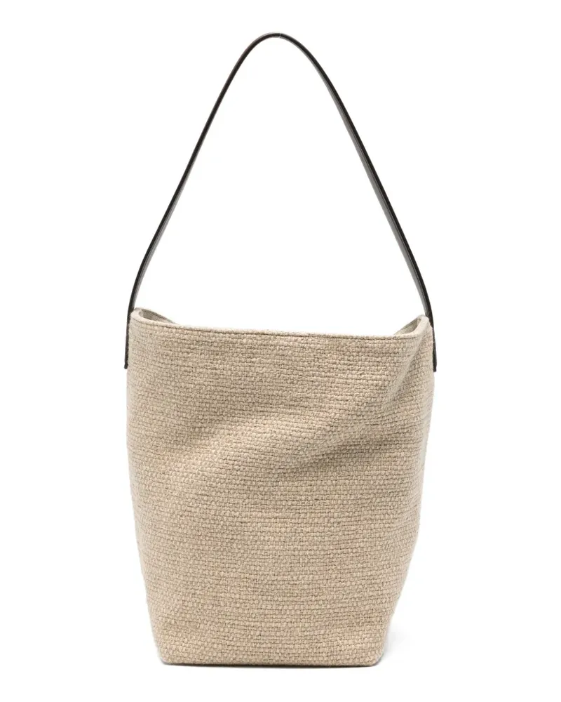 The Row medium N/S Park canvas tote bag - Nude Nude