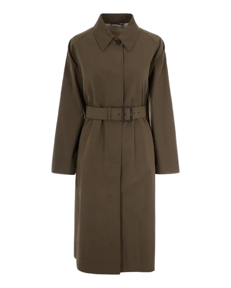Max Mara Trenchcoat mit Gürtel - Grün Grün