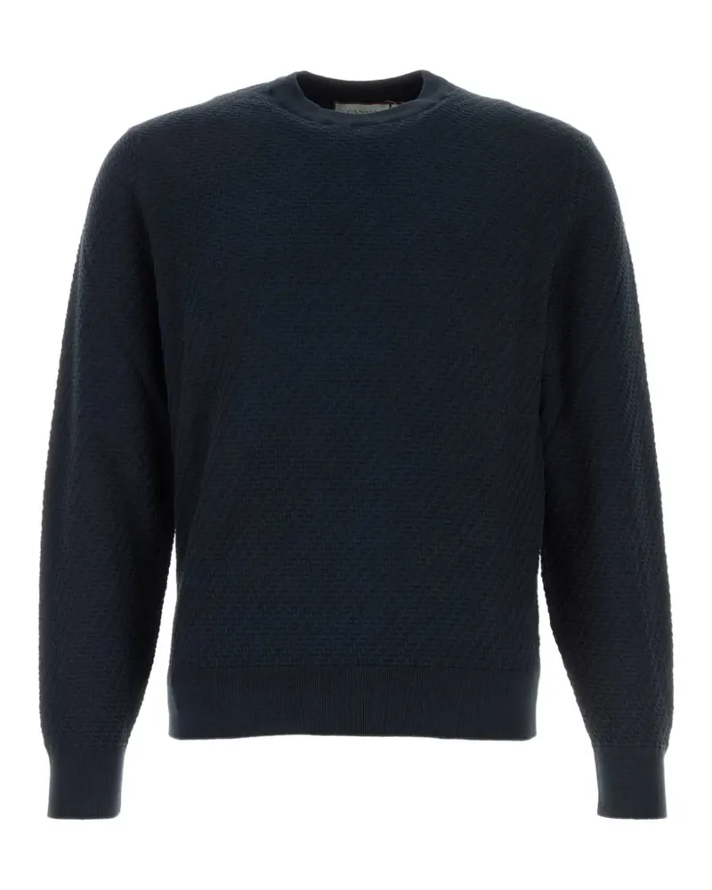 Canali crew-neck sweater - Blau Blau