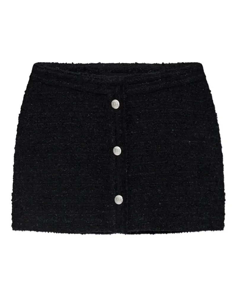 MISBHV Minirock aus Bouclé - Schwarz Schwarz