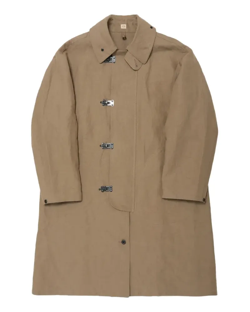Taiga Takahashi LOT.411 1918 rain coat - Nude Nude